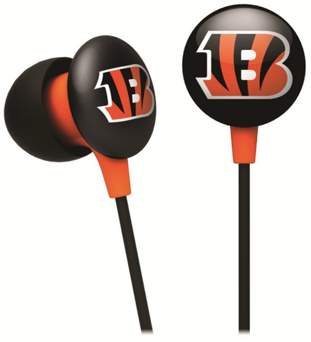 Cincinnati Bengals NFL IHIP Earbuds - FREE SHIPPING!