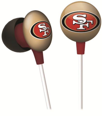 San Francisco 49ers NFL IHIP Earbuds - FREE SHIPPING!